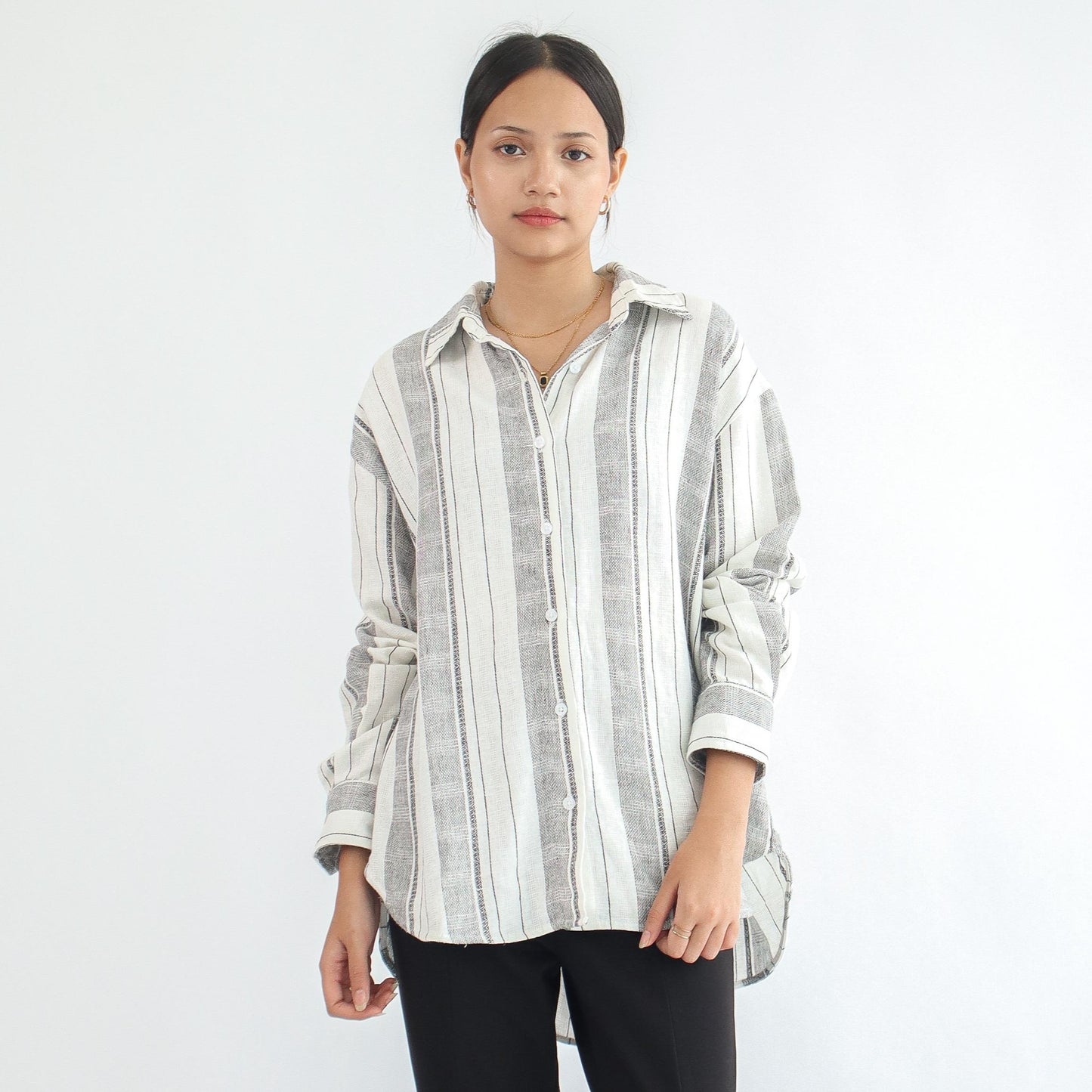 Francia Linen Oversized Shirt