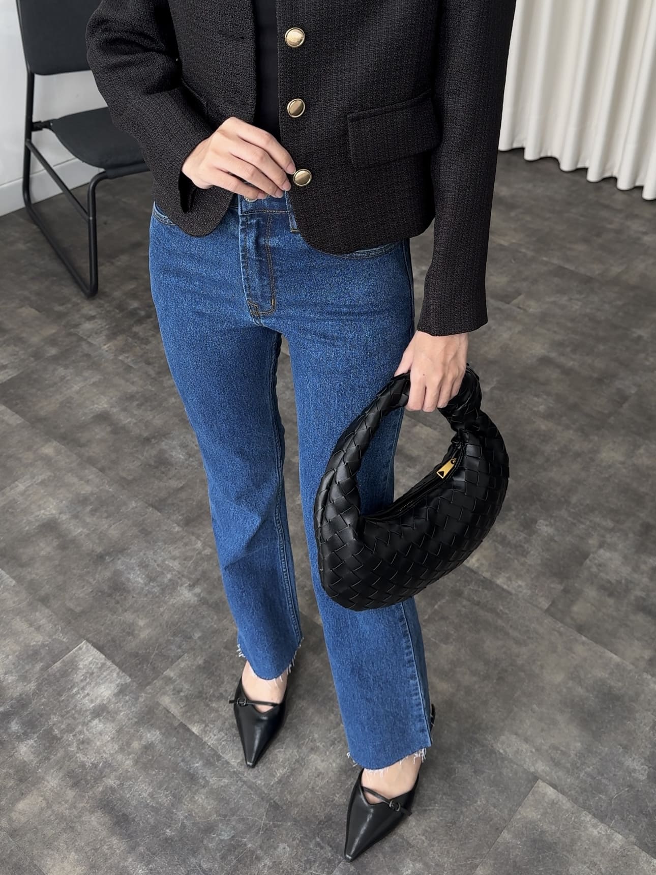 Emilia Flared Jeans - Medium Blue