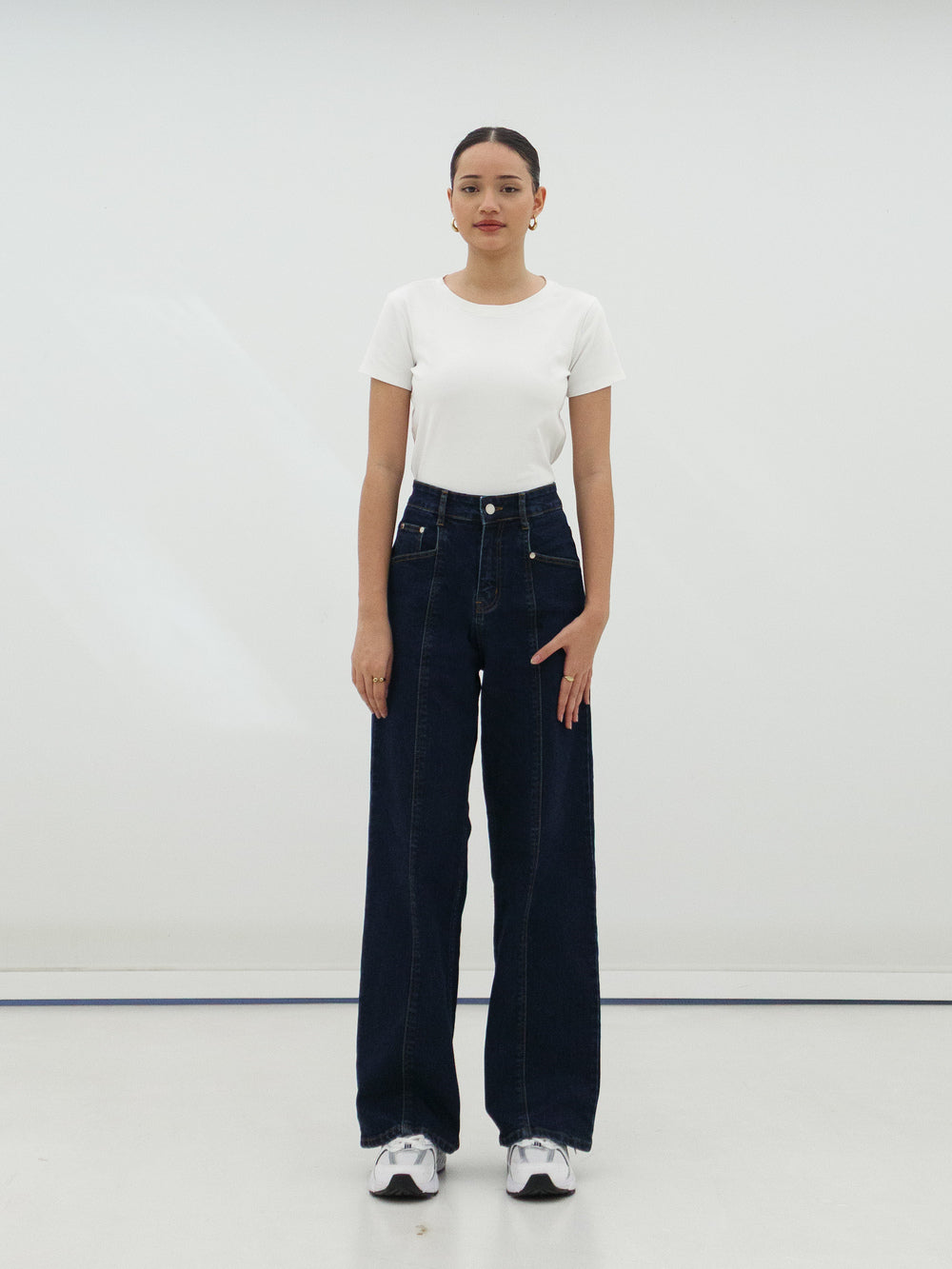 Cia Straight Jeans - Dark Blue