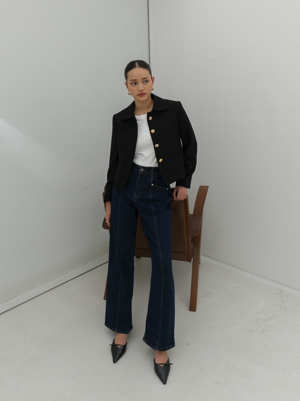 Cia Straight Jeans - Dark Blue