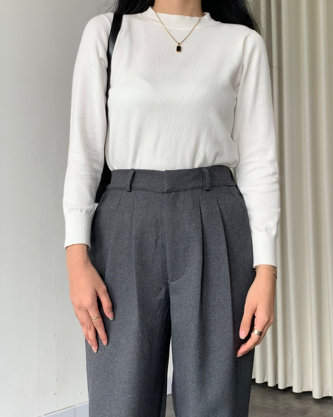 Lucia Pleated Wide Leg Trousers