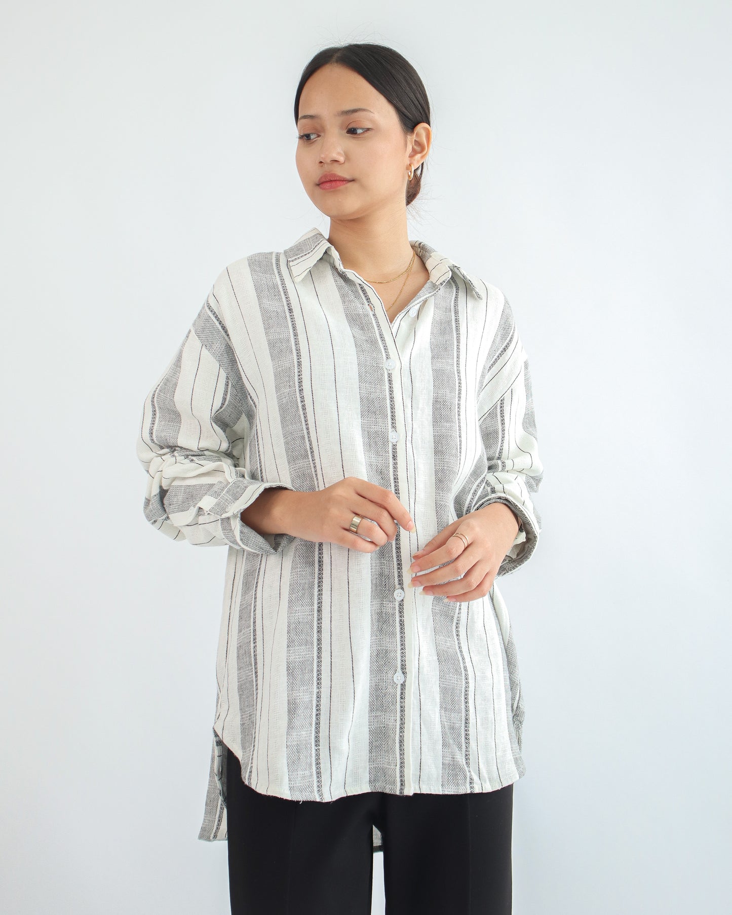 Francia Linen Oversized Shirt