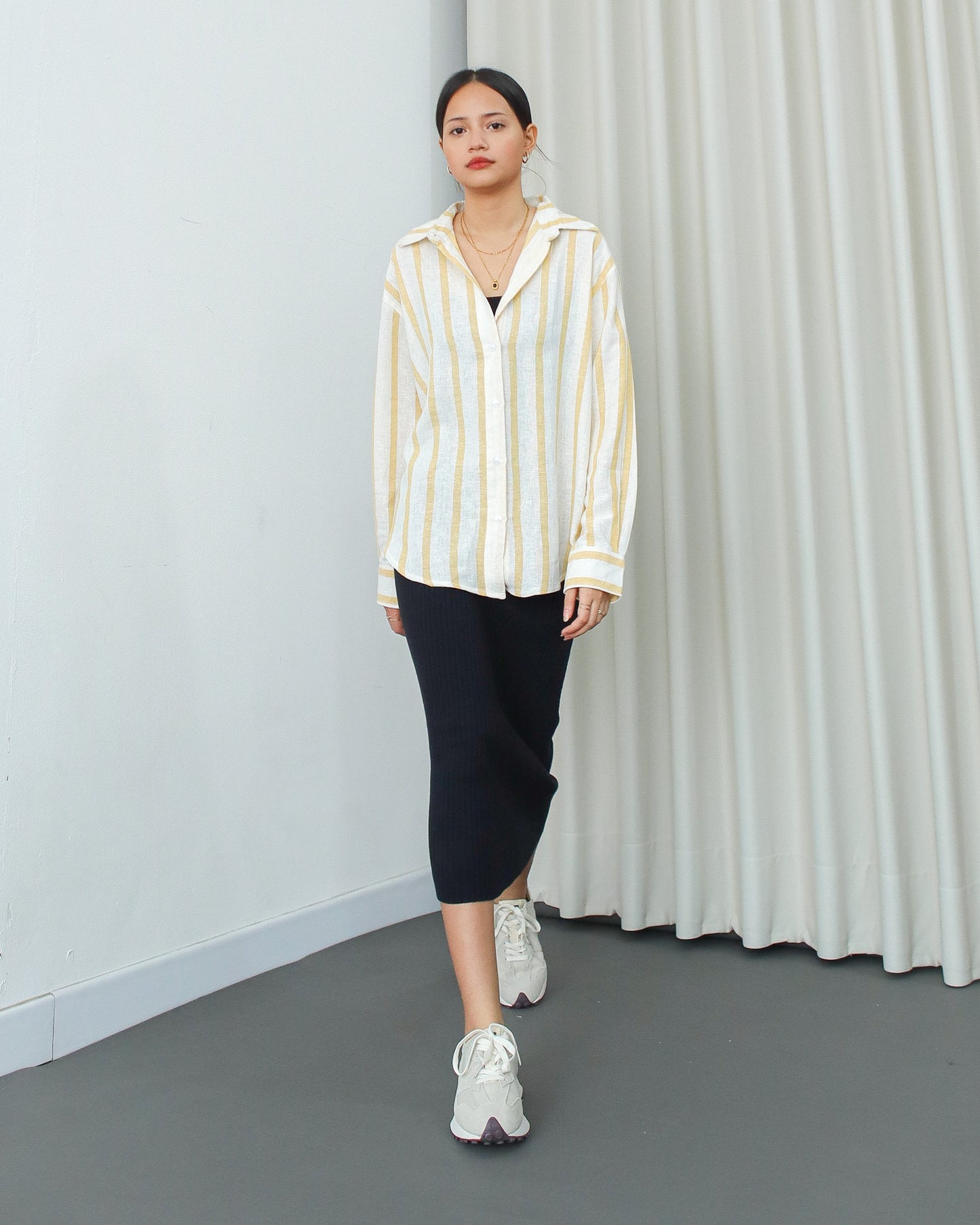 Francia Linen Oversized Shirt