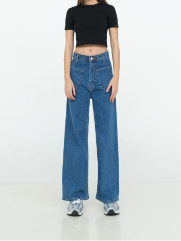 Dania Straight Leg Jeans - Medium Blue