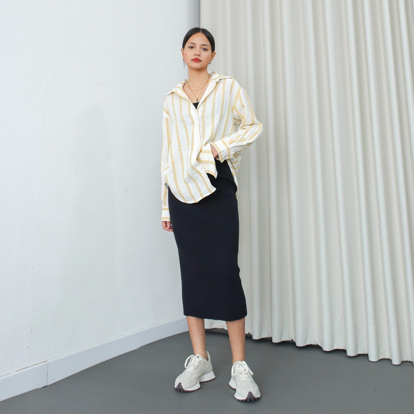 Francia Linen Oversized Shirt