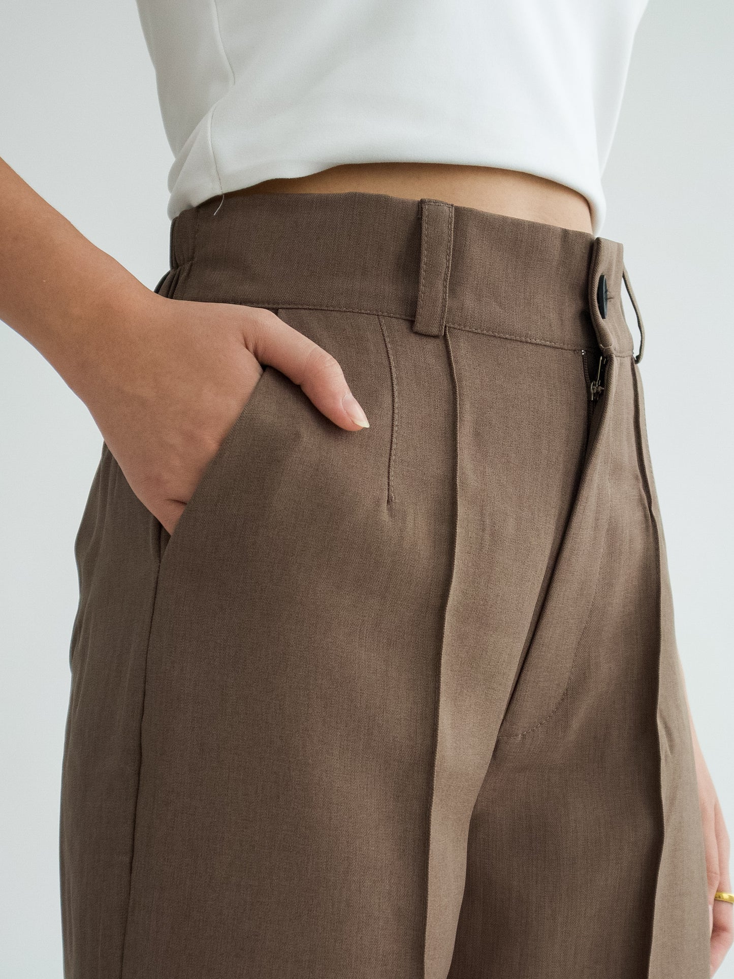 Calia Long Trousers - Brown