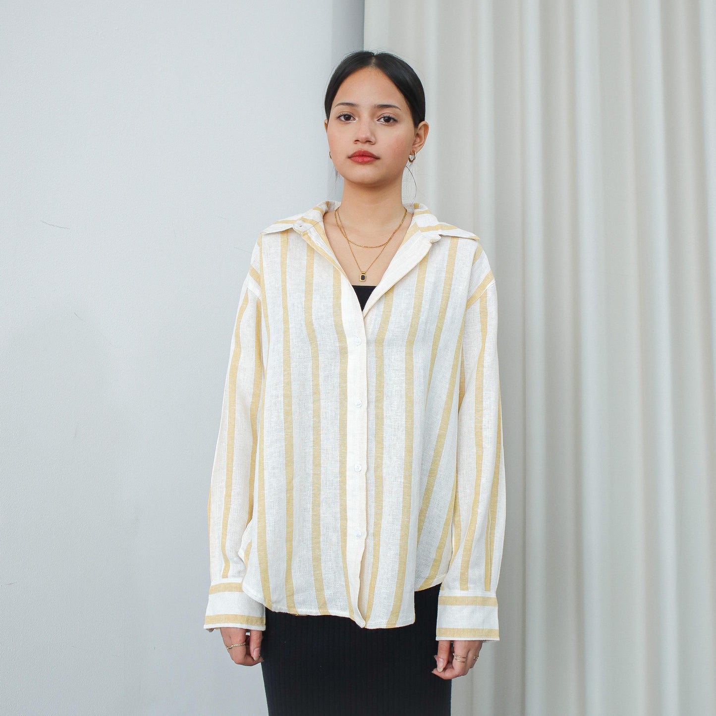 Francia Linen Oversized Shirt