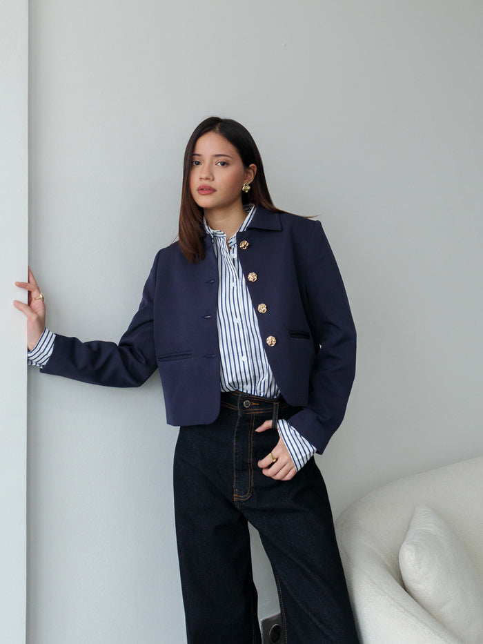 Livia Reguler Jacket - Navy