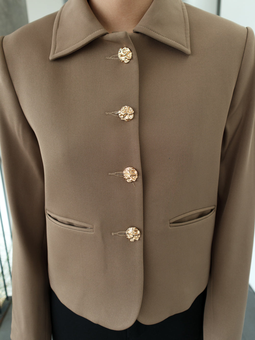 Livia Reguler Jacket - Taupe