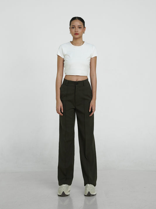 Calia Long Trousers - Olive