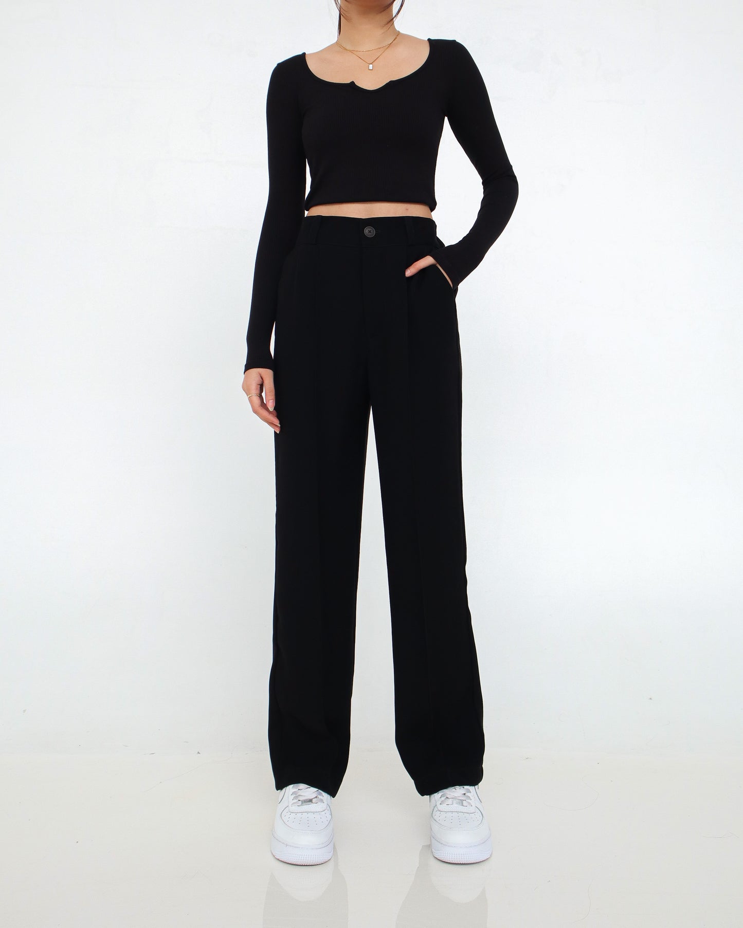 Calia Long Trousers - Black