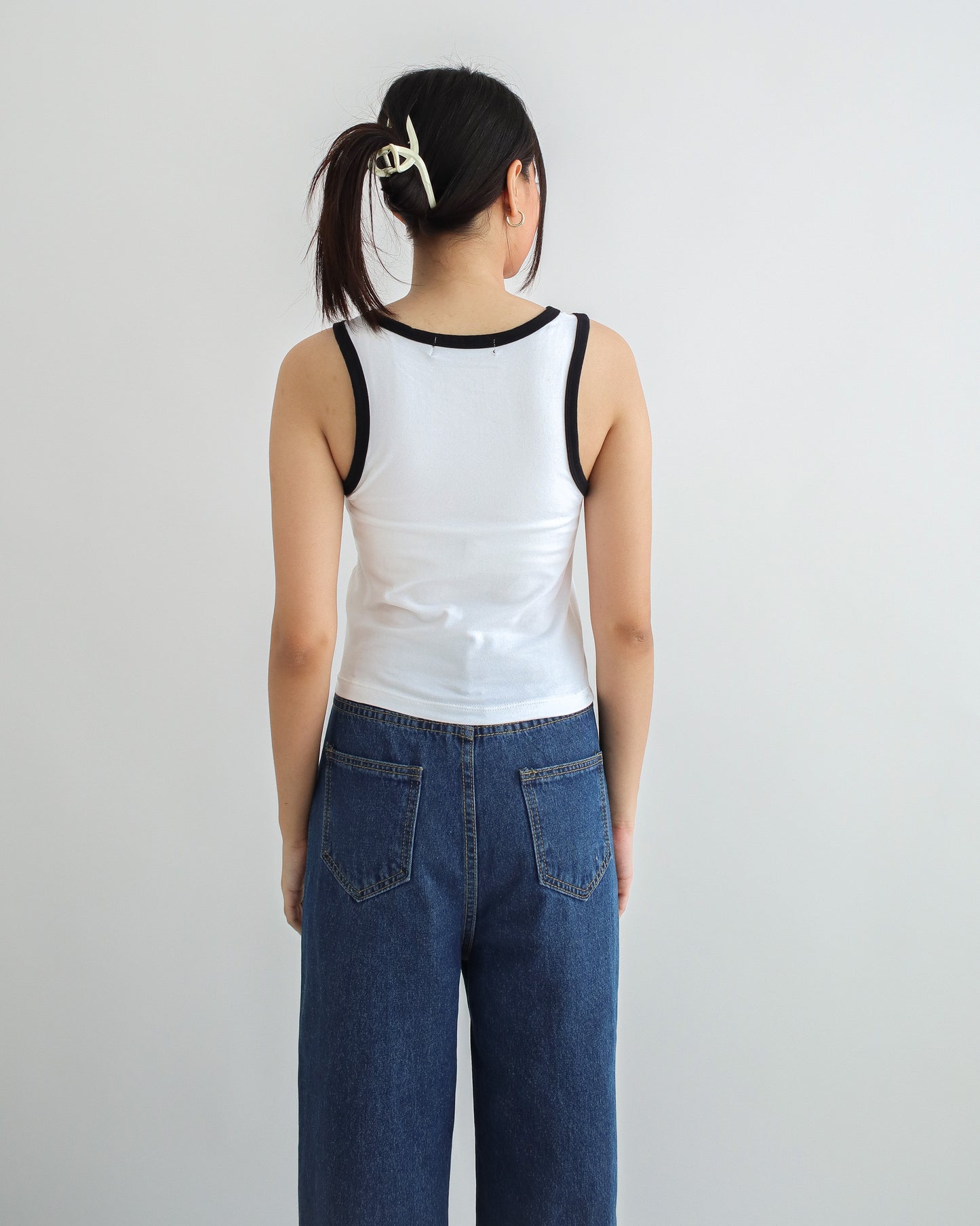 Cecilia Cropped Halter Tank Top