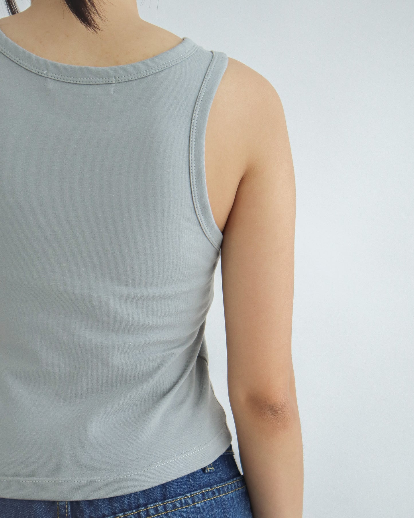 Cecilia Cropped Halter Tank Top