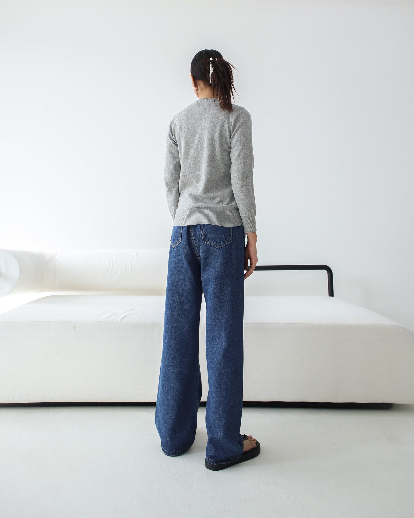 Catania Soft Knit Sweater - Grey