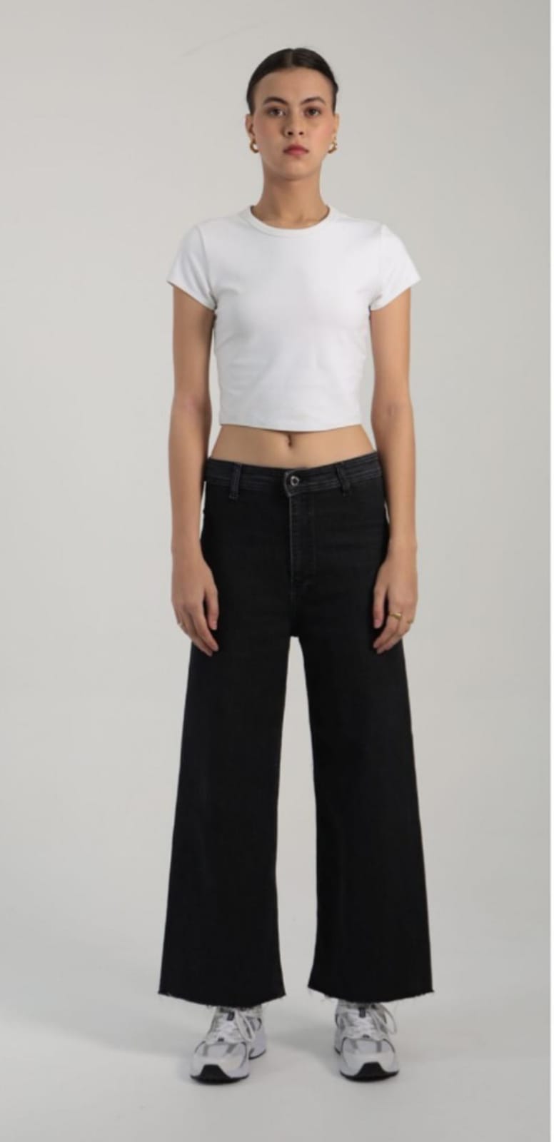 Gia Wide Leg Jeans - Black
