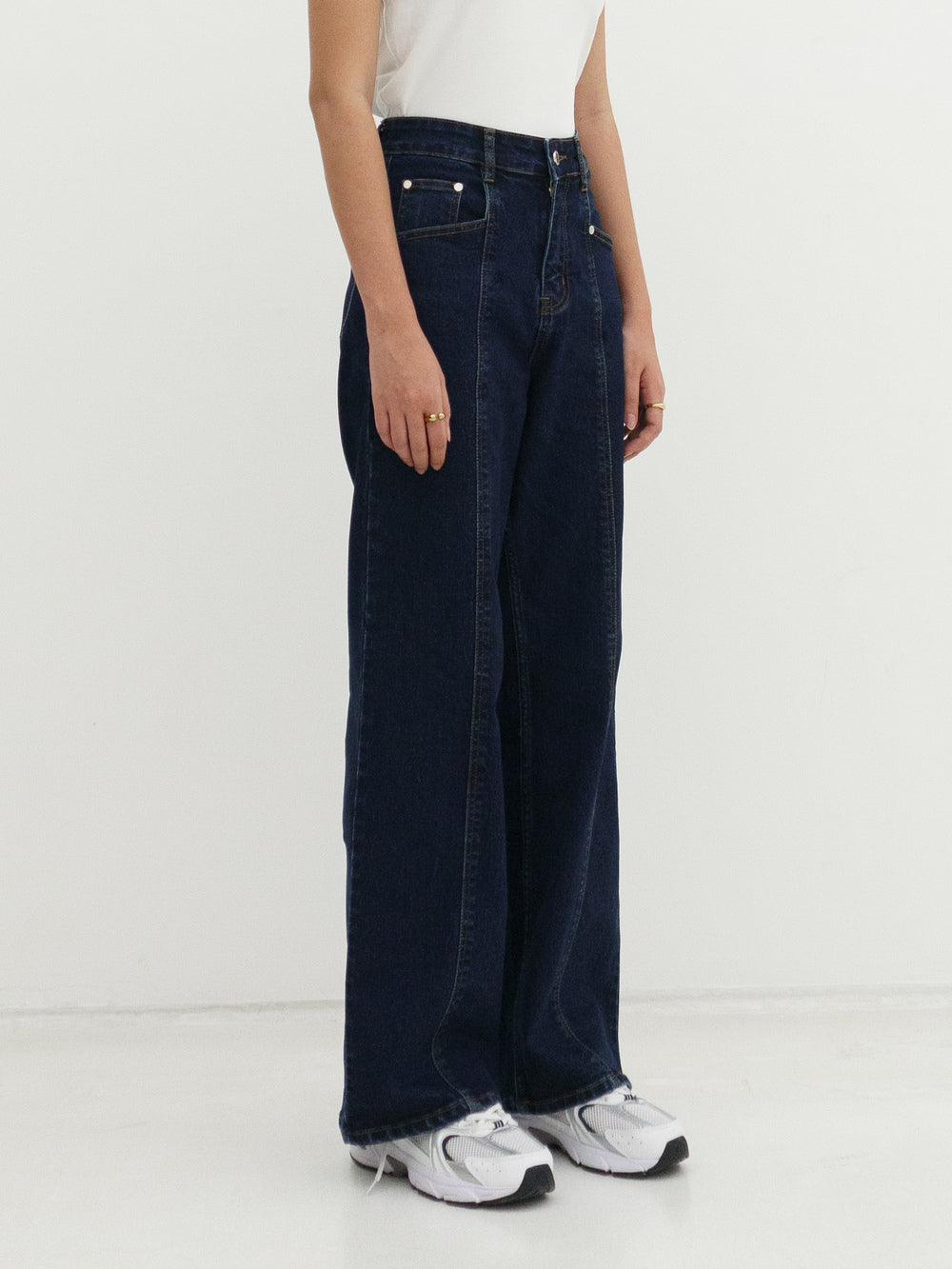 Cia Straight Jeans -  Dark Blue