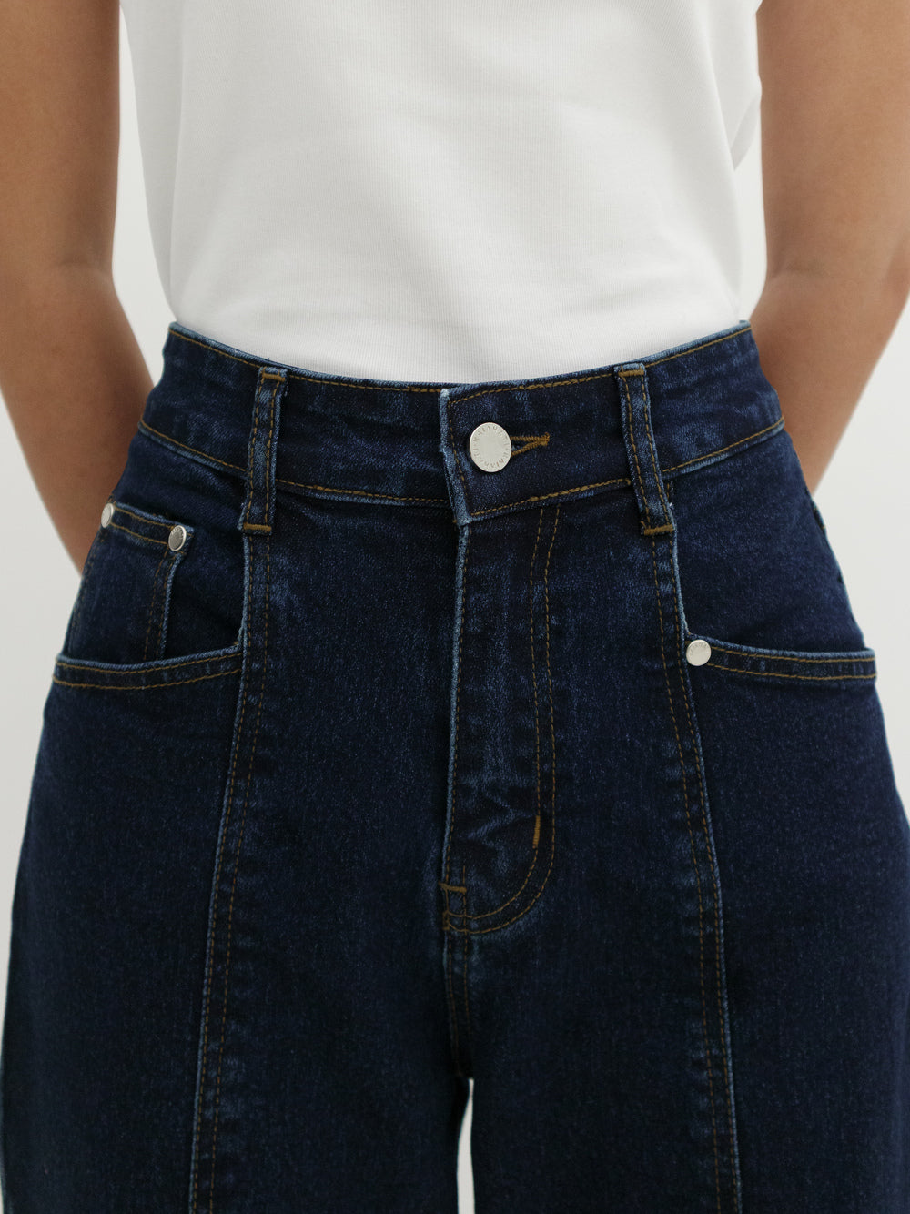 Cia Straight Jeans -  Dark Blue