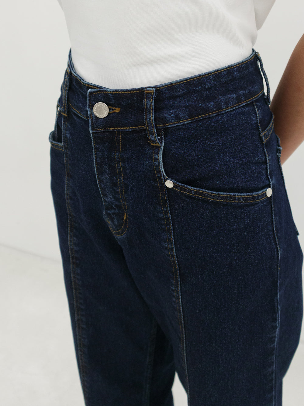 Cia Straight Jeans -  Dark Blue
