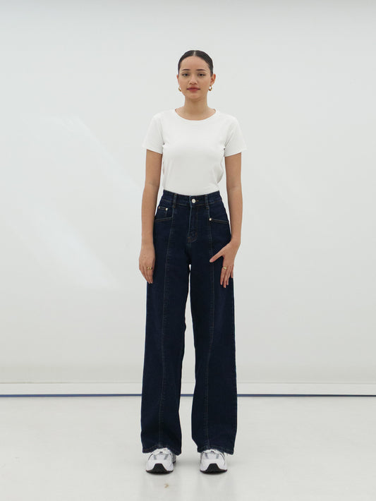 Cia Straight Jeans -  Dark Blue