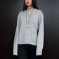 Camia Fitted Knit Cardigan - Grey