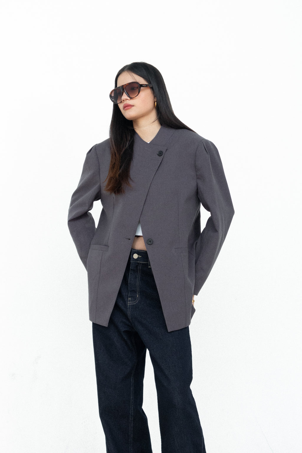 Valeria Textured Blazer