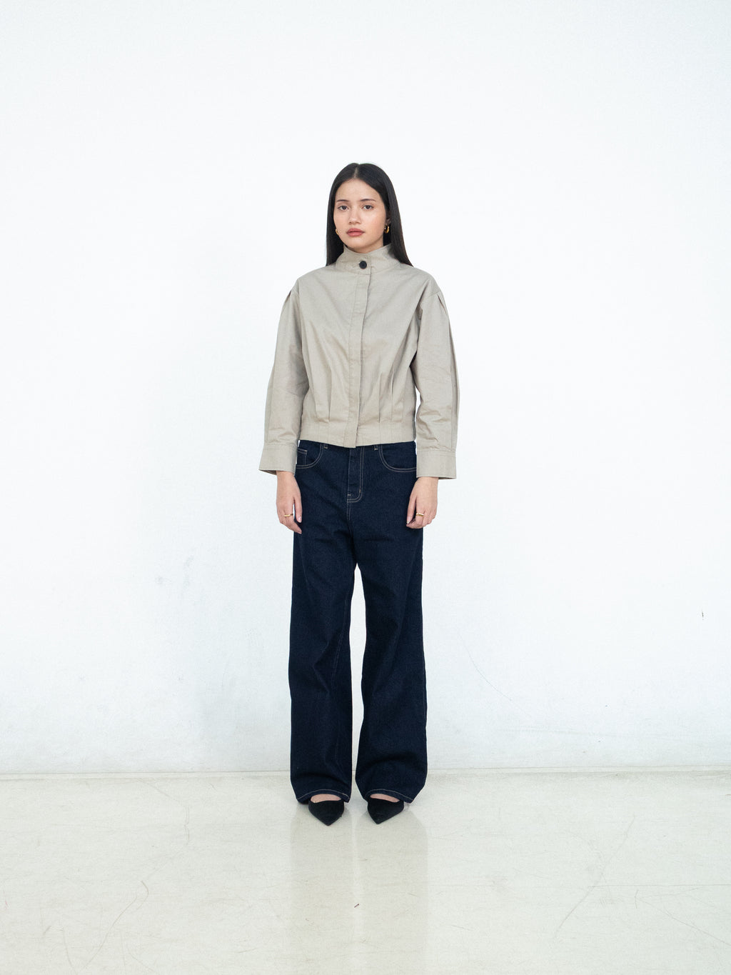 Cassia High Neck Jacket