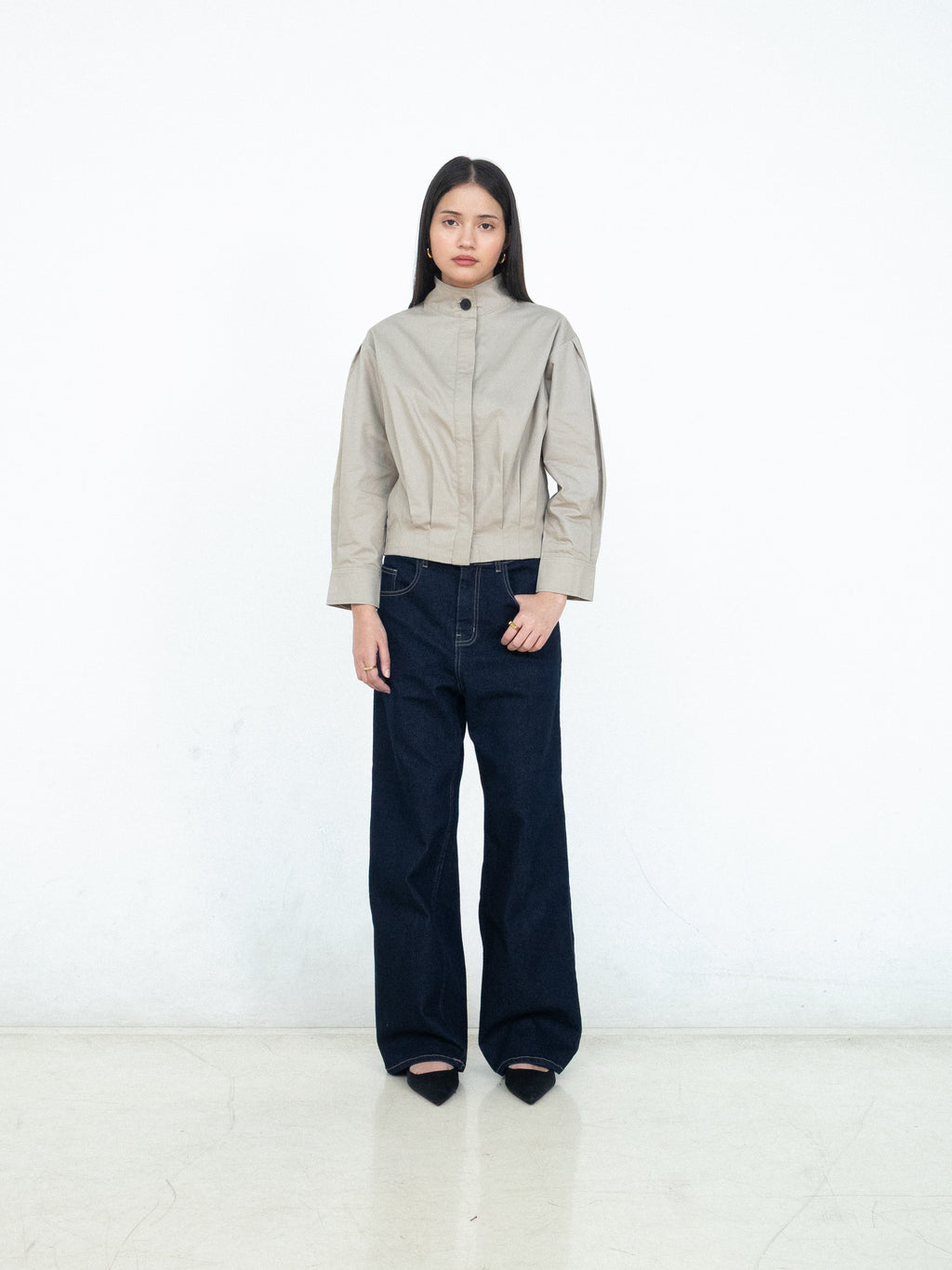 Cassia High Neck Jacket
