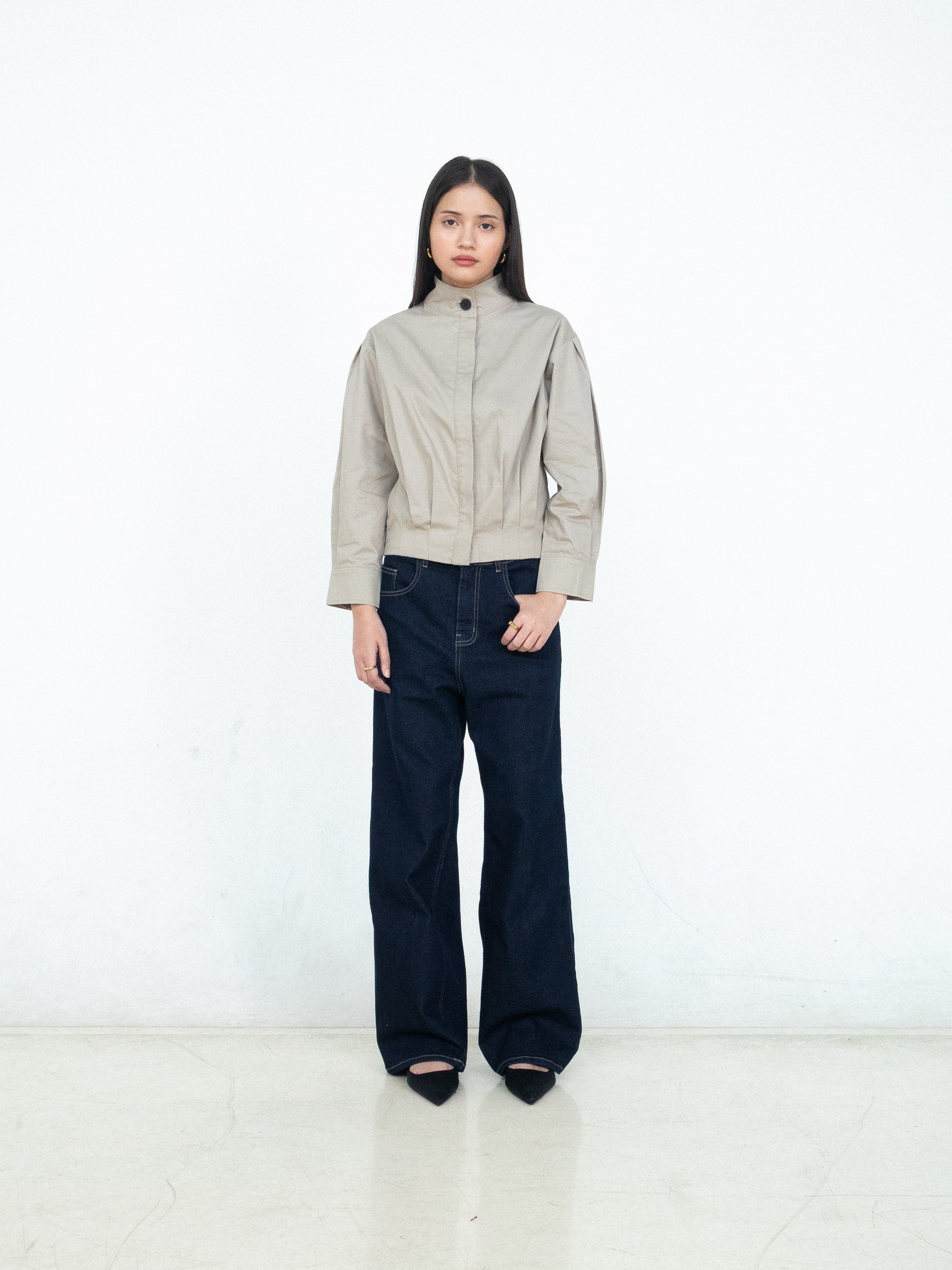 Cassia High Neck Jacket
