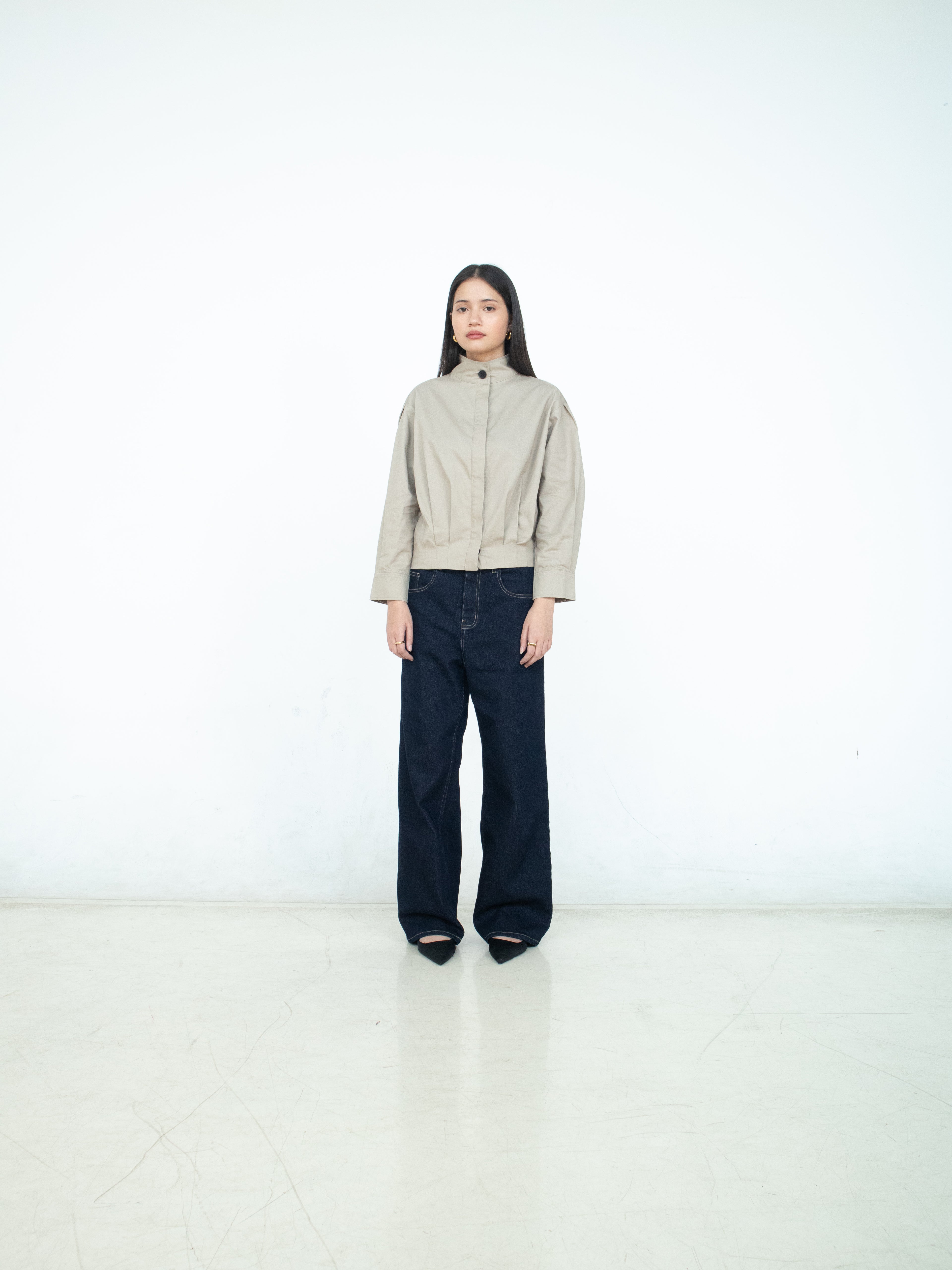 Cassia High Neck Jacket