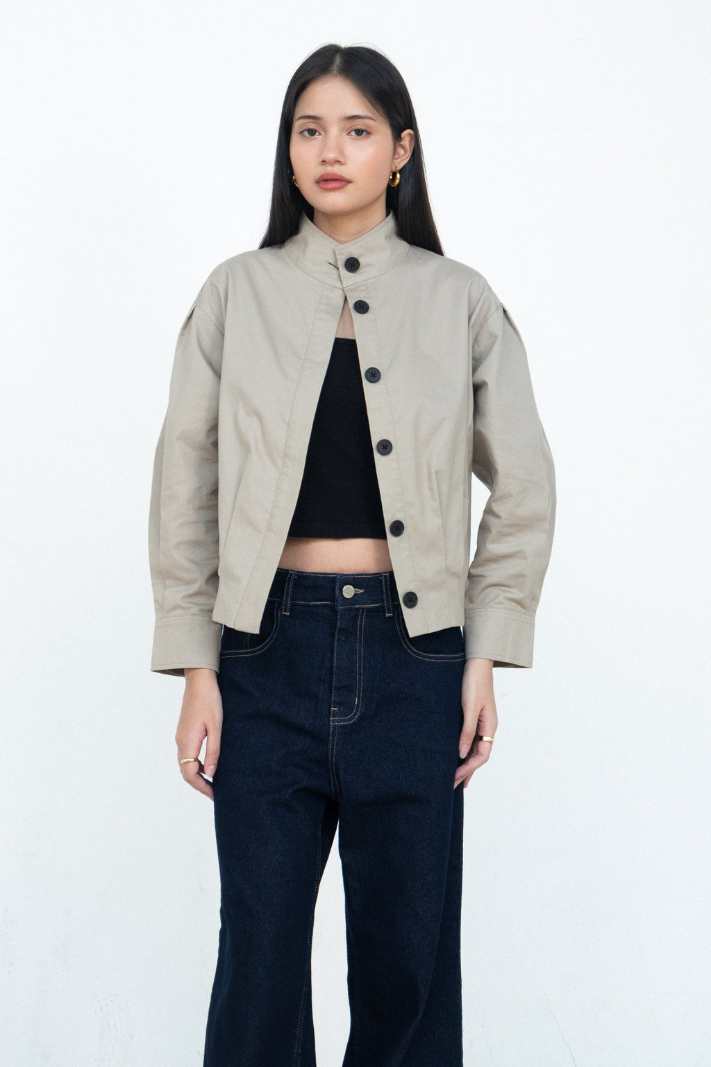 Cassia High Neck Jacket
