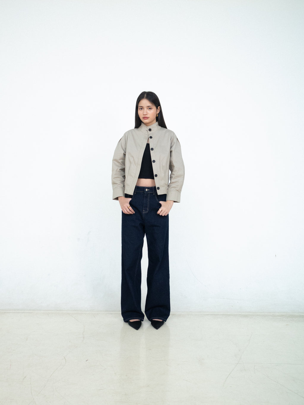 Cassia High Neck Jacket