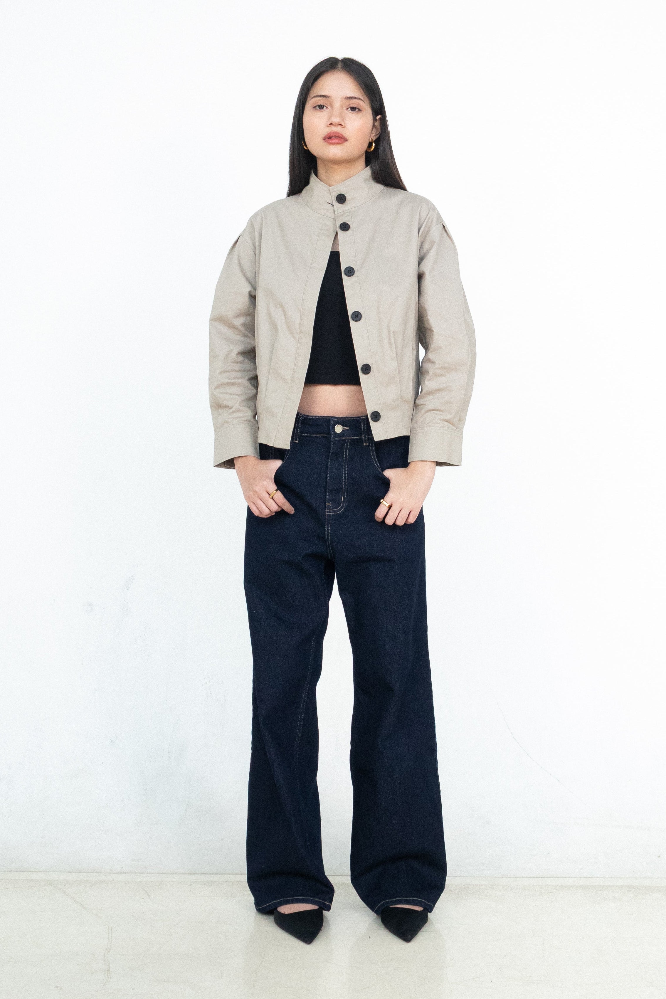 Cassia High Neck Jacket
