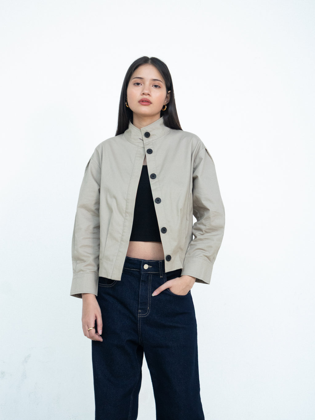 Cassia High Neck Jacket