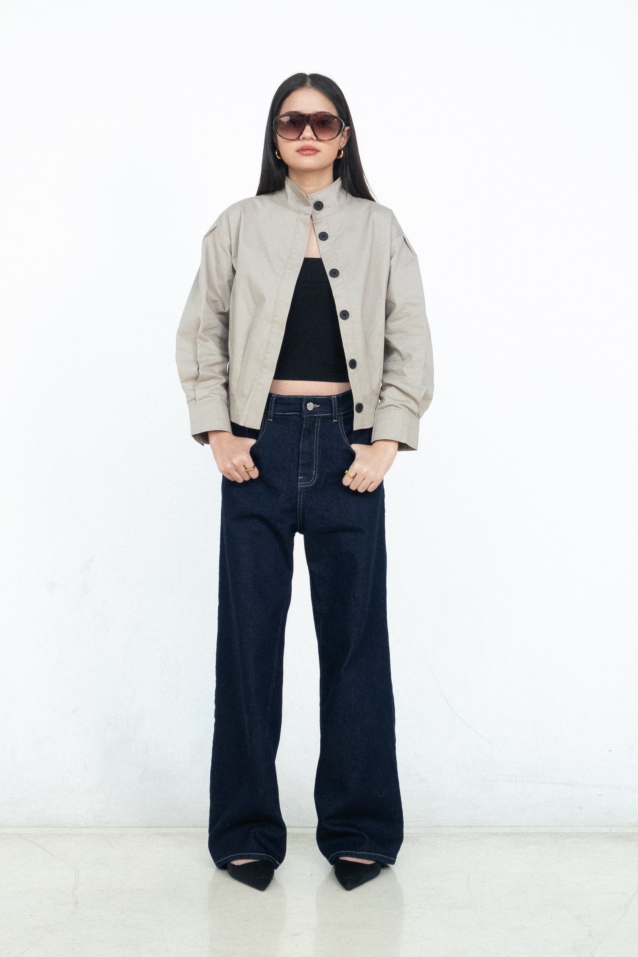 Cassia High Neck Jacket