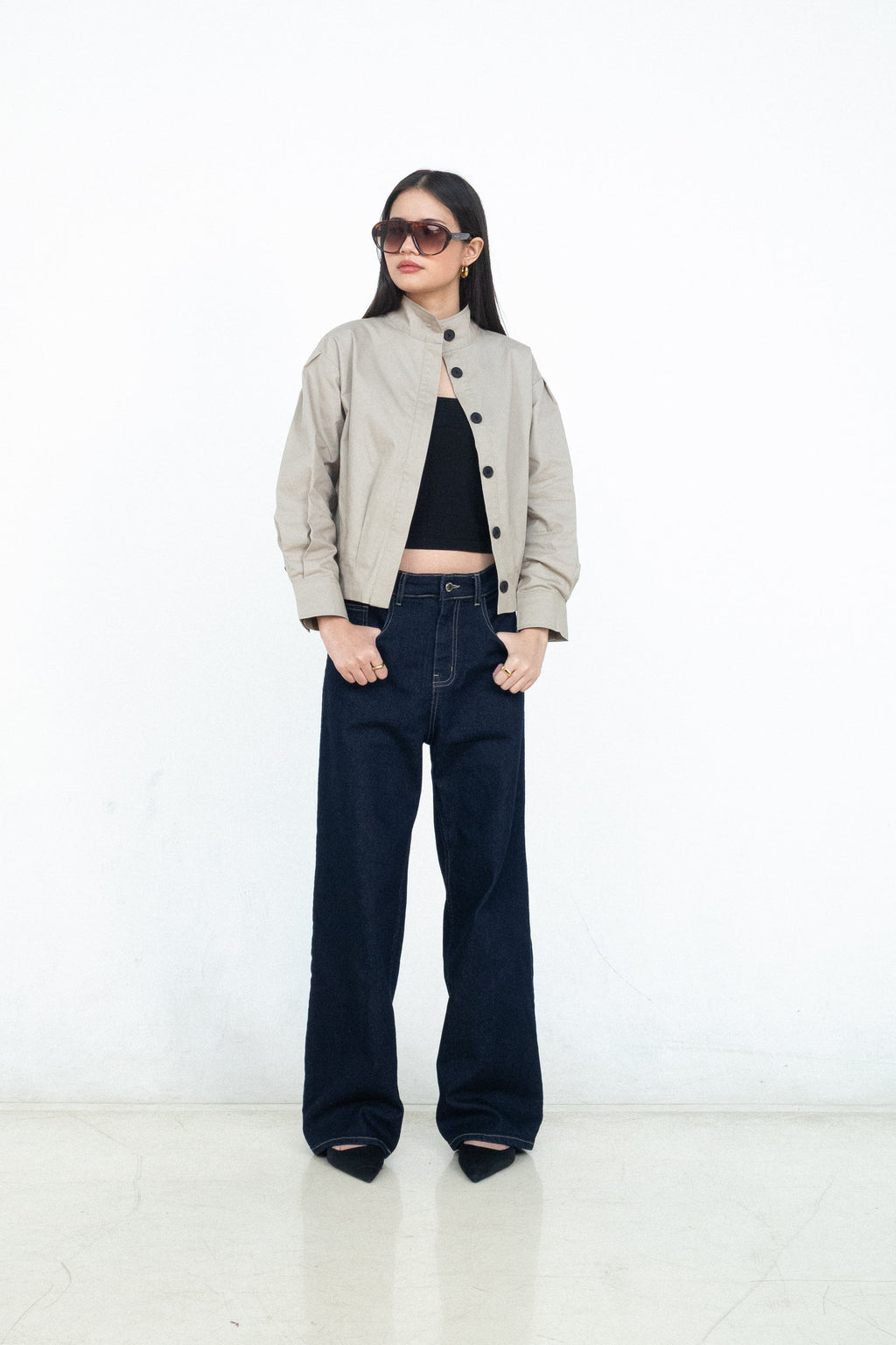 Cassia High Neck Jacket