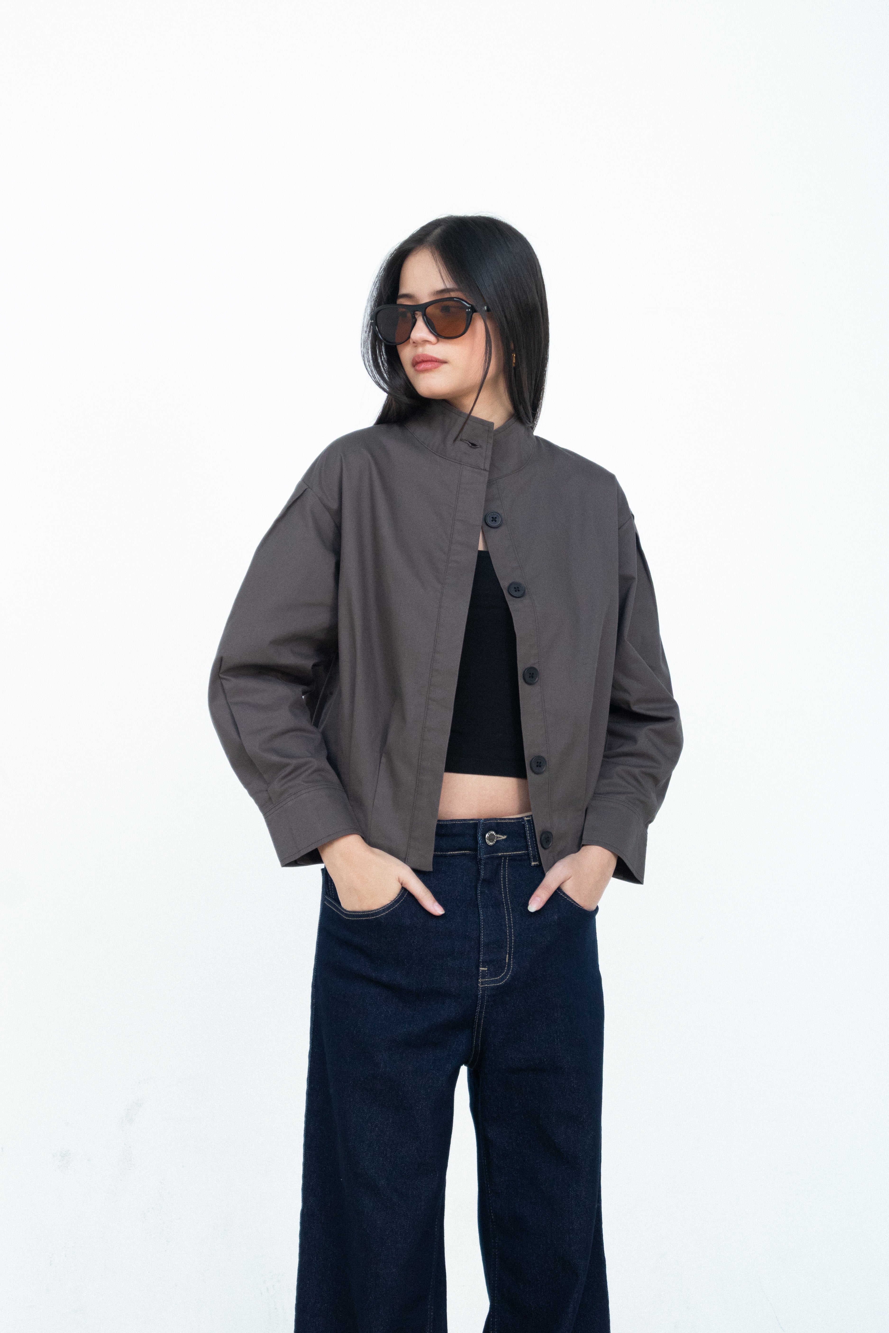 Cassia High Neck Jacket