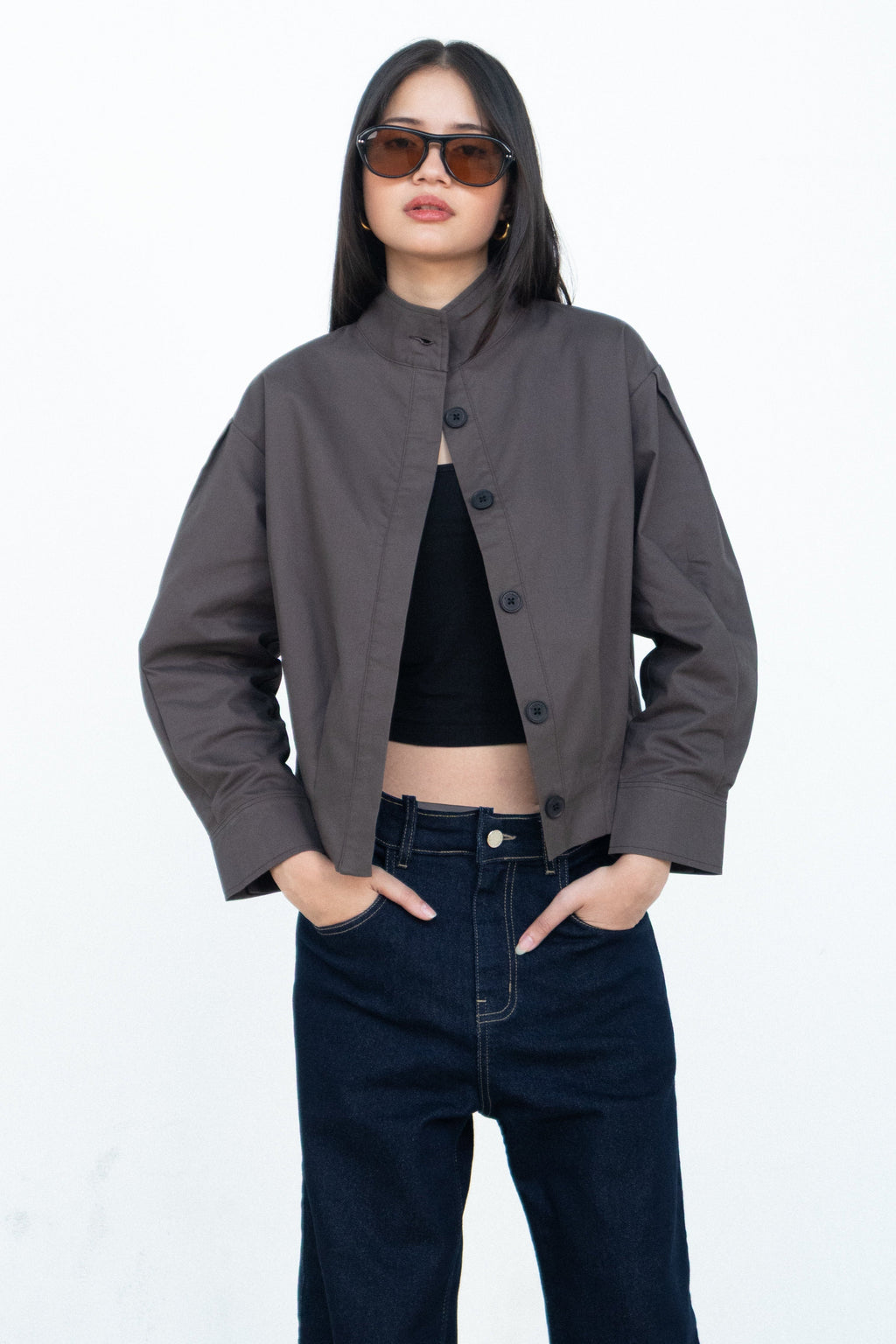 Cassia High Neck Jacket