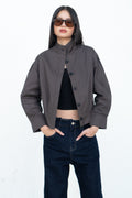 Cassia High Neck Jacket