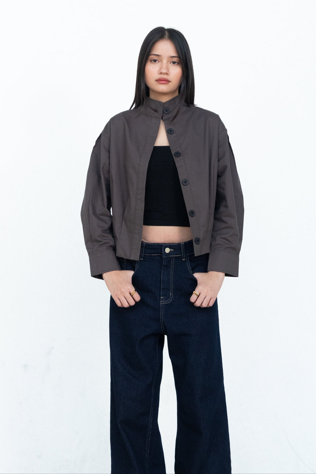Cassia High Neck Jacket