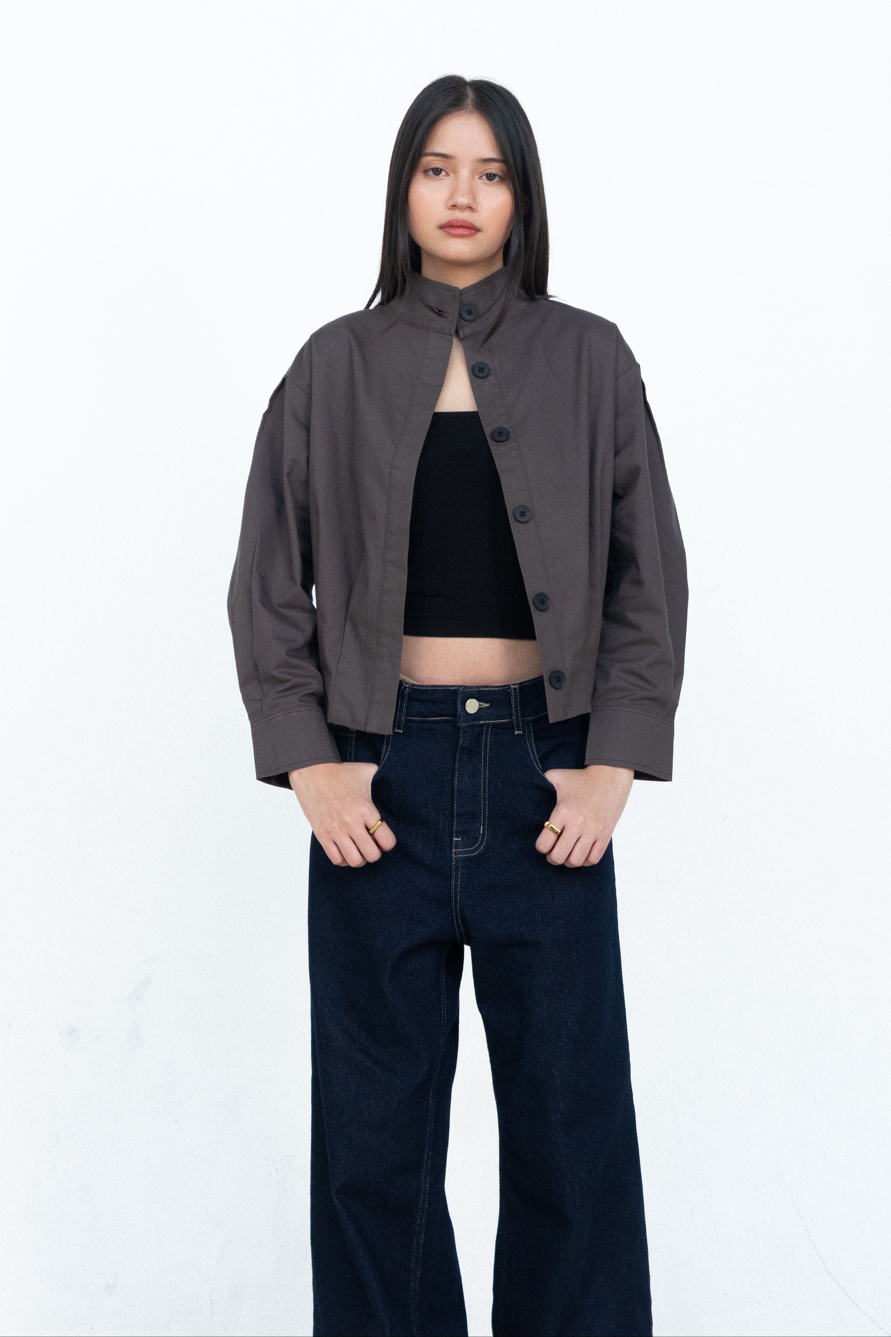 Cassia High Neck Jacket