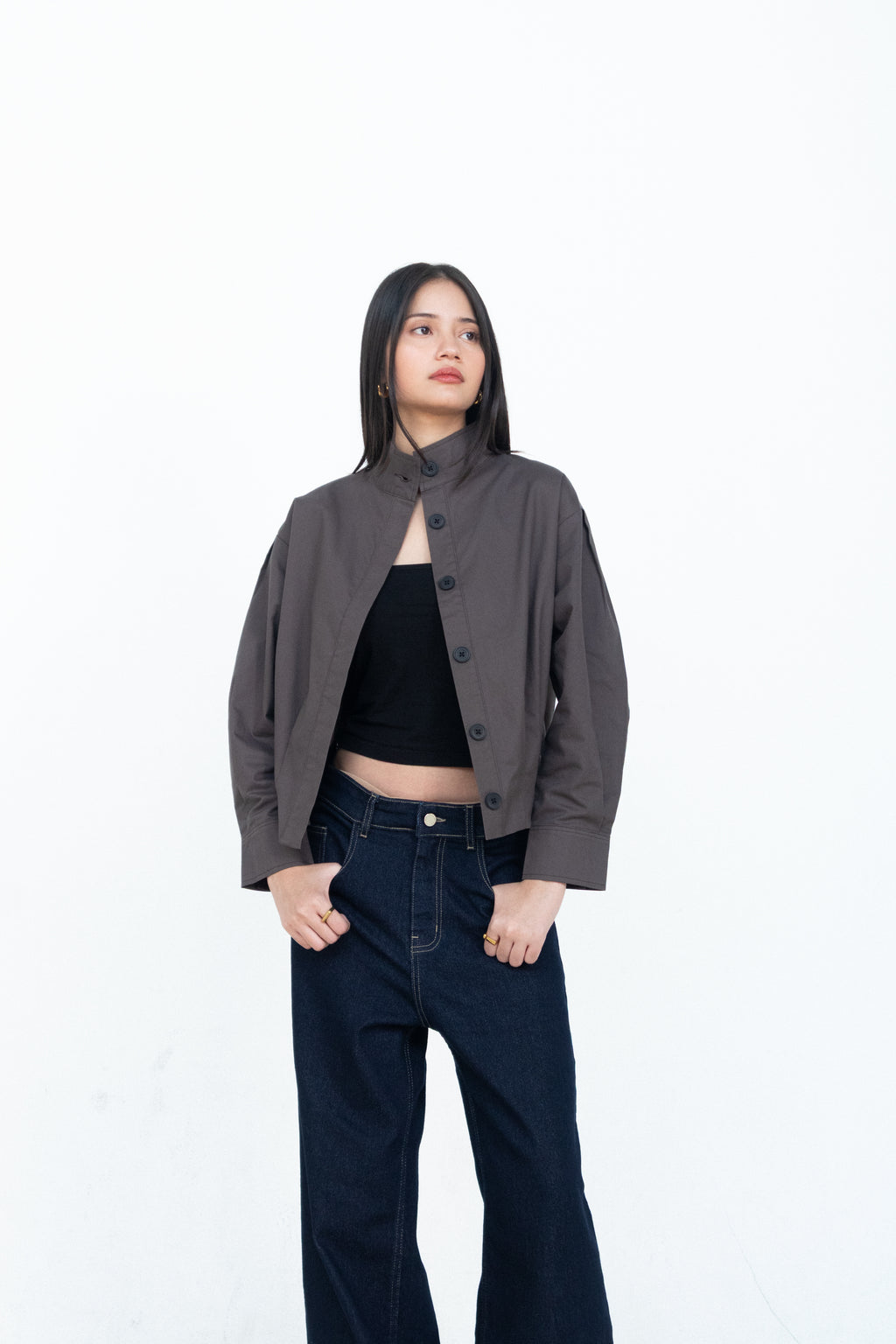 Cassia High Neck Jacket