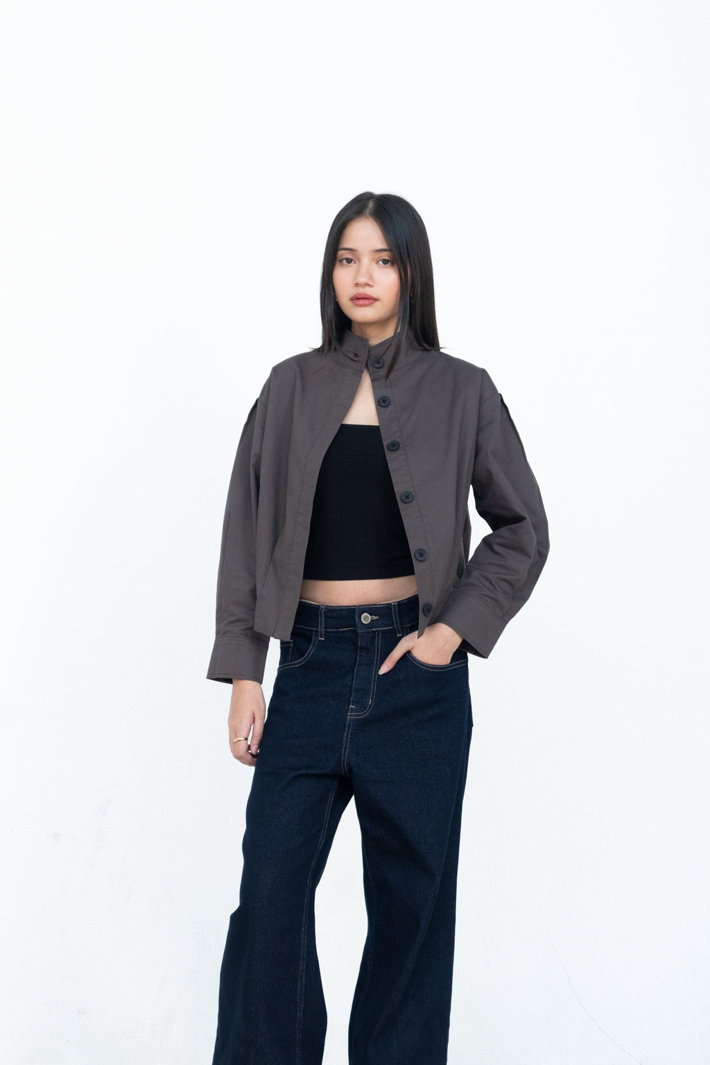 Cassia High Neck Jacket