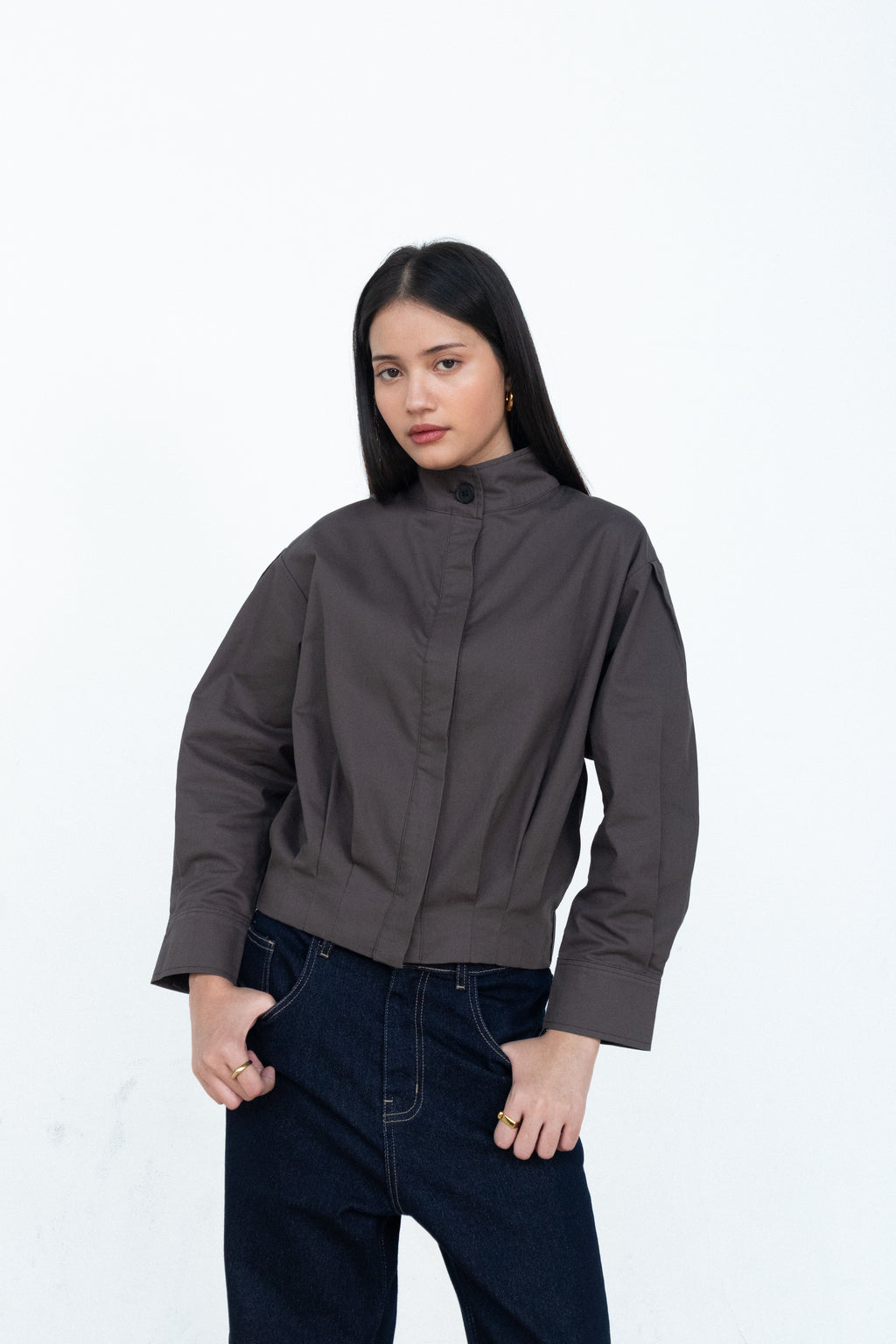 Cassia High Neck Jacket