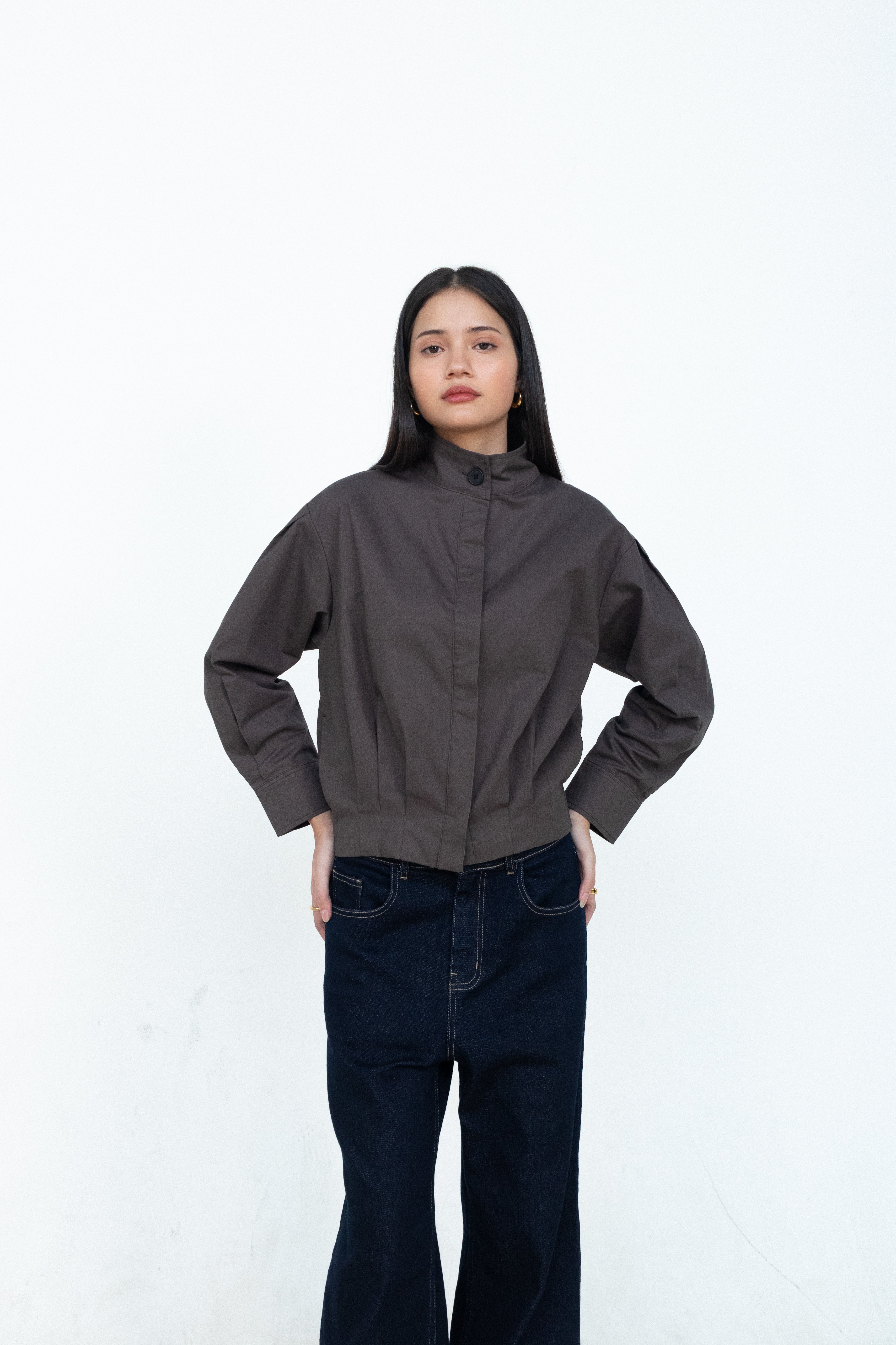 Cassia High Neck Jacket