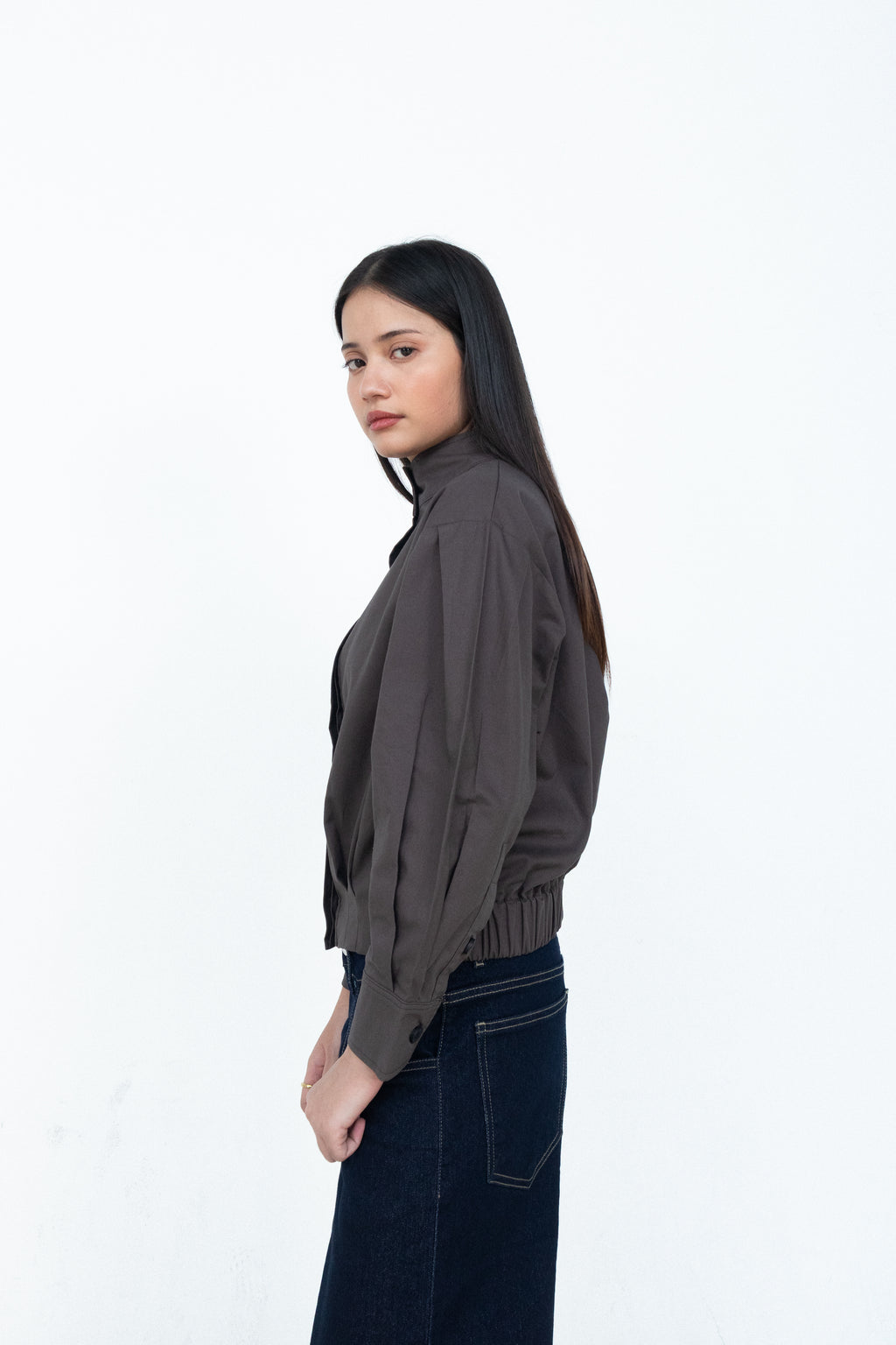 Cassia High Neck Jacket