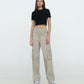 KAIAHATI - Joia Straight Cargo Pants Sand