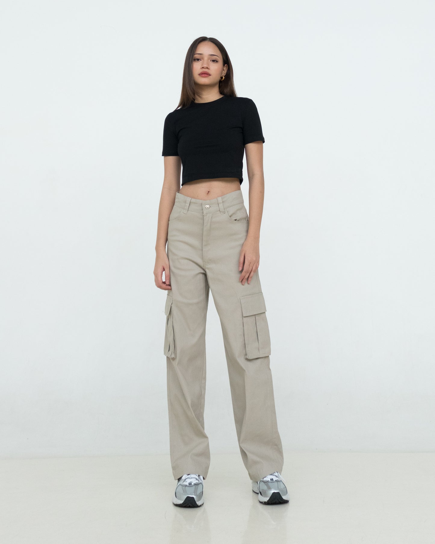 KAIAHATI - Joia Straight Cargo Pants Sand