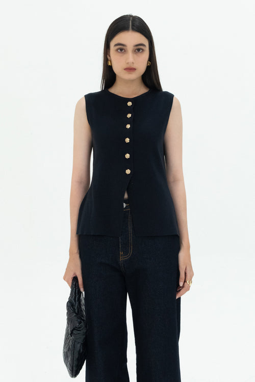 Anastasia Knit Waistcoat
