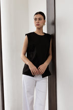 Victoria Assymetric Sleevesee