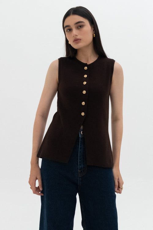 Anastasia Knit Waistcoat
